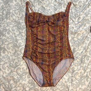 Colorful Patterned Swimsuit